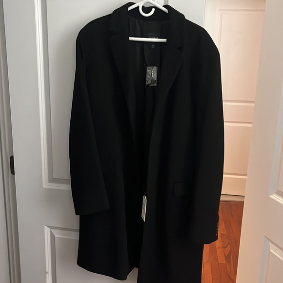 Express Black Men’s Overcoat, never worn, tags still on